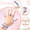 12Pcs Easter Surprise Eggs with Cute Bracelet & Ring Inside for Easter Theme Party Favors, Supplies for Easter Egg Hunt, Basket Stuffers/Fillers, Classroom Prize Supplies Toddler Boys Girls